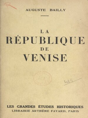 cover image of La sérénissime